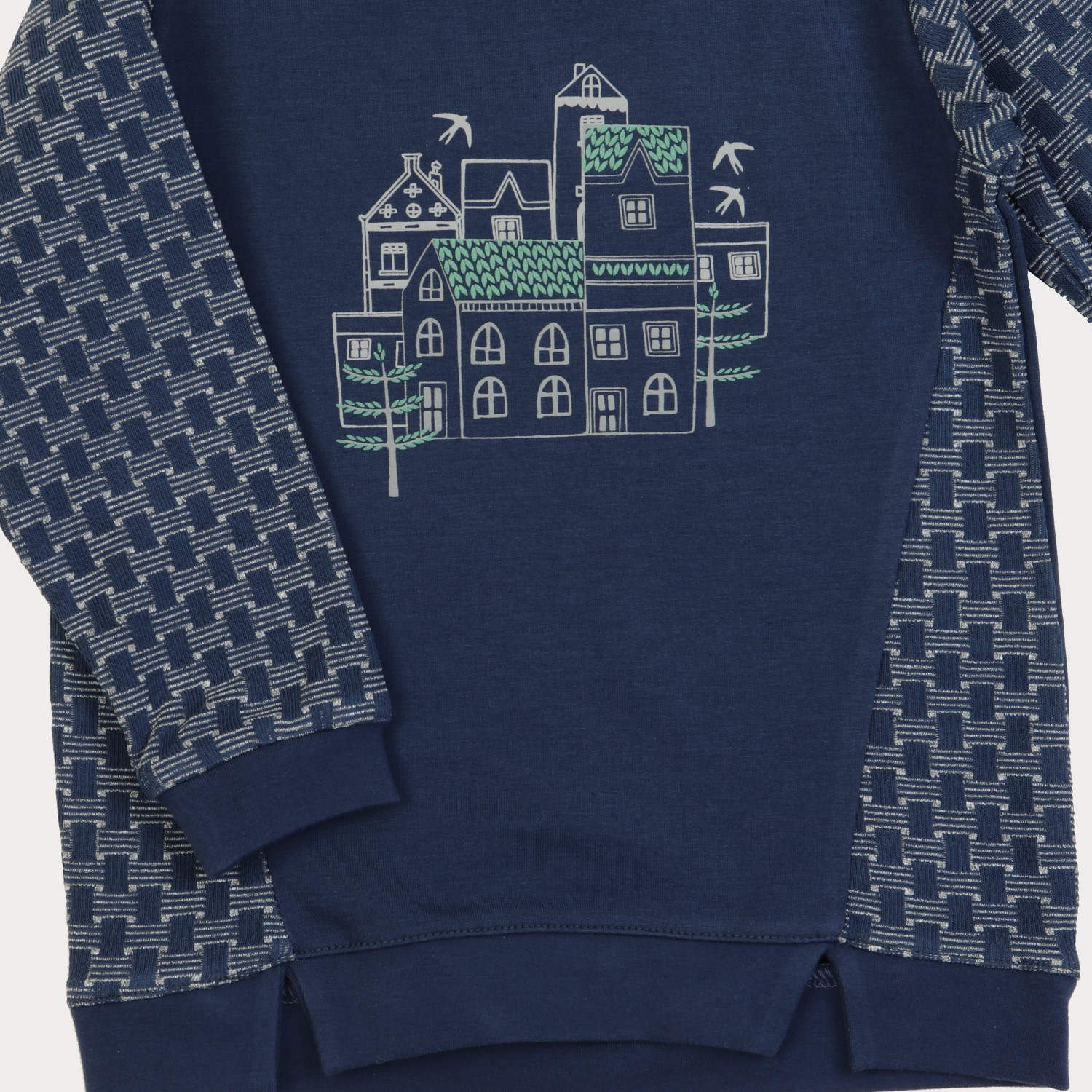 بلوز و لگ دورس لایکرا و ژاکارد