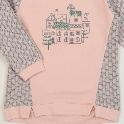 بلوز و لگ دورس لایکرا و ژاکارد