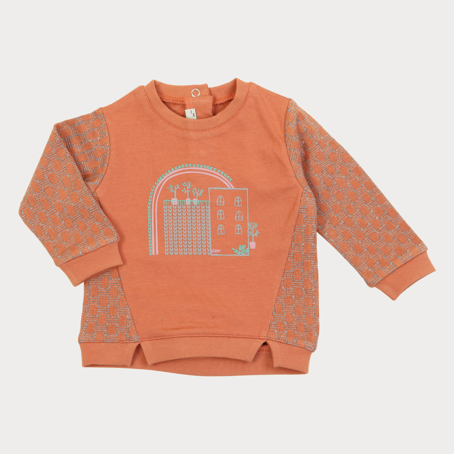 بلوز و لگ دورس لایکرا و ژاکارد