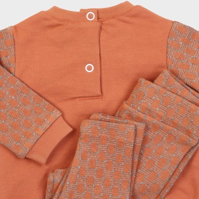 بلوز و لگ دورس لایکرا و ژاکارد