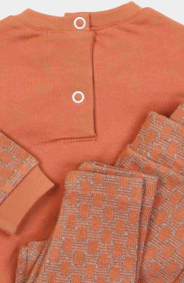 بلوز و لگ دورس لایکرا و ژاکارد