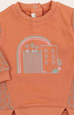 بلوز و لگ دورس لایکرا و ژاکارد