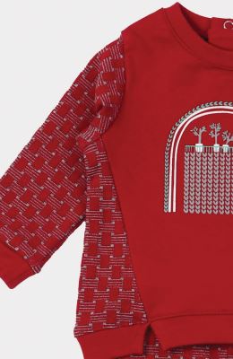 بلوز و لگ دورس لایکرا و ژاکارد