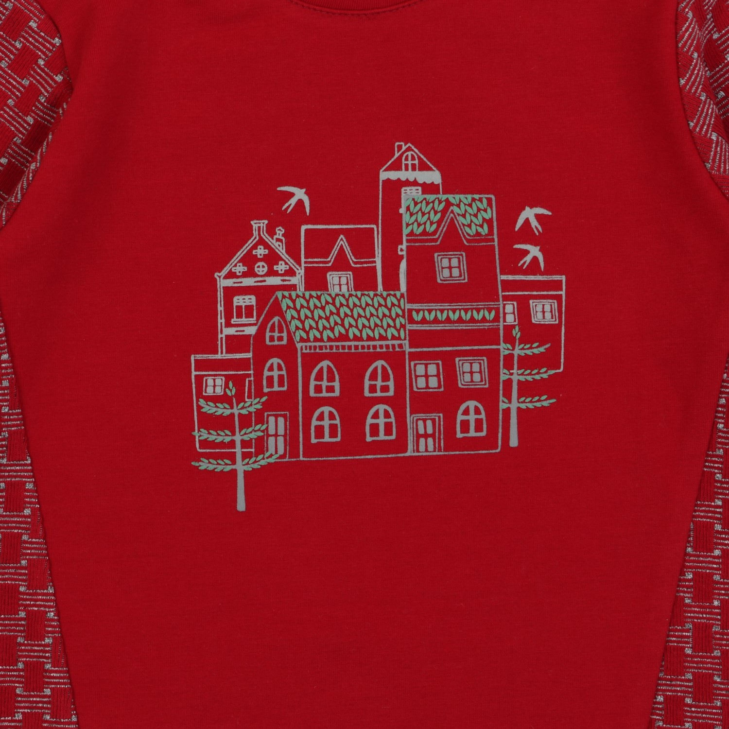 بلوز و لگ دورس لایکرا و ژاکارد