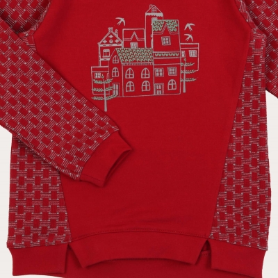 بلوز و لگ دورس لایکرا و ژاکارد