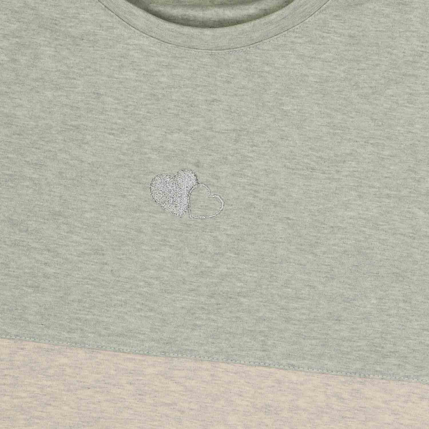 بلوز و لگ فاینریب ملانژ رنگی