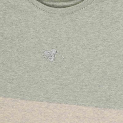 بلوز و لگ فاینریب ملانژ رنگی