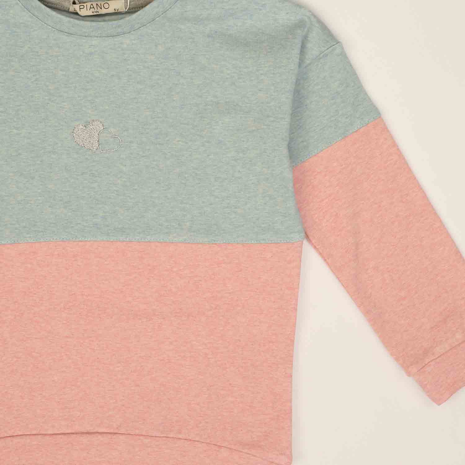 بلوز و لگ فاینریب ملانژ رنگی