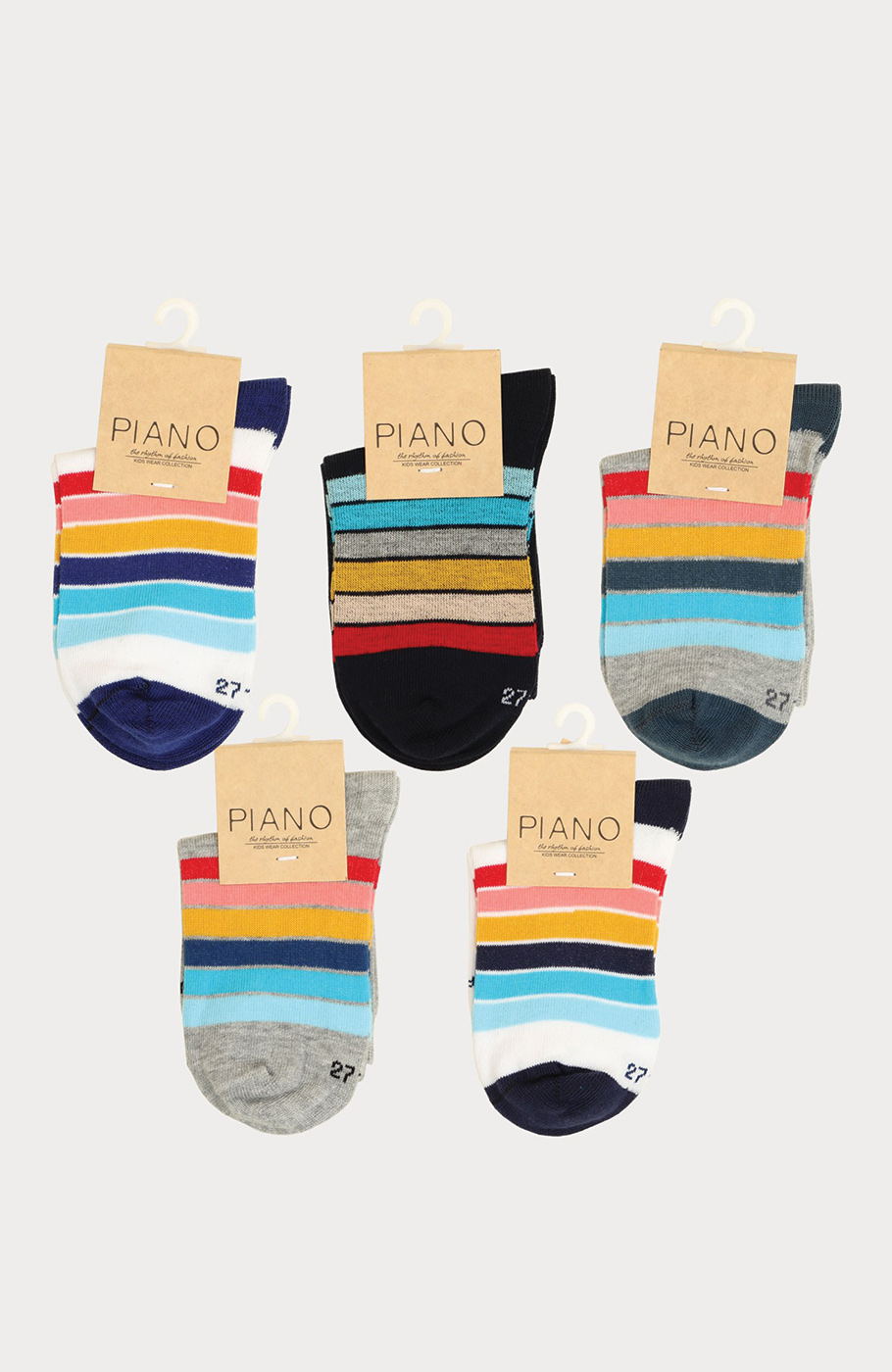 جوراب طرح راه راه