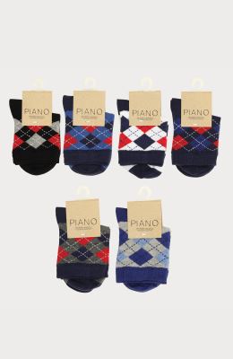 جوراب طرح لوزی