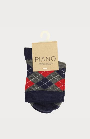 جوراب طرح لوزی