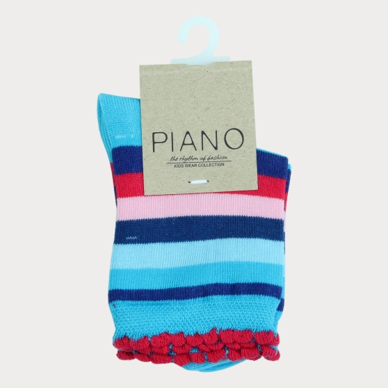 جوراب طرح صدف راه راه