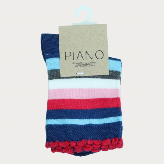 جوراب طرح صدف راه راه