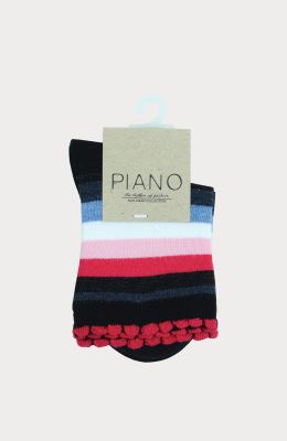 جوراب طرح صدف راه راه