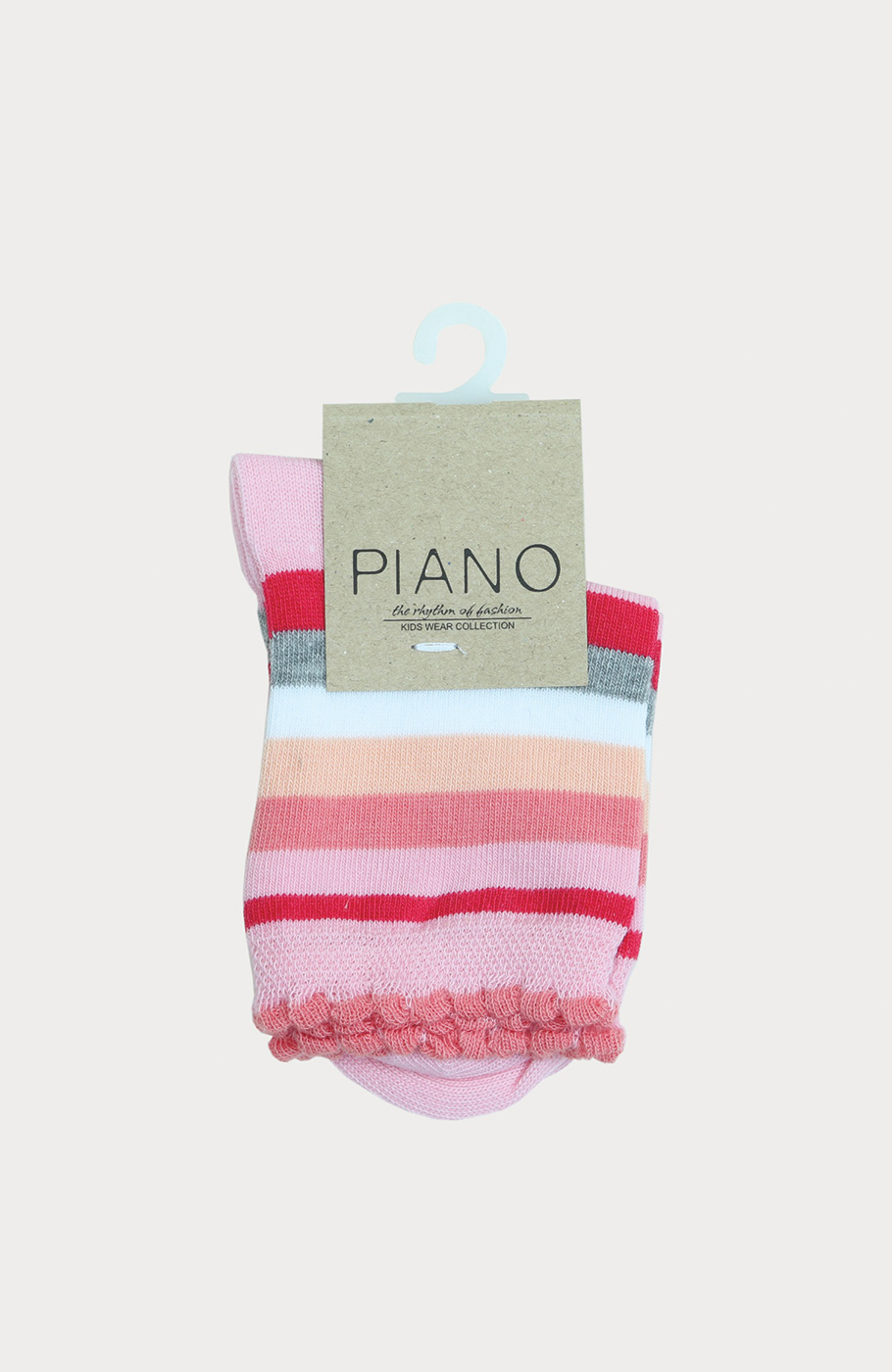 جوراب طرح صدف راه راه