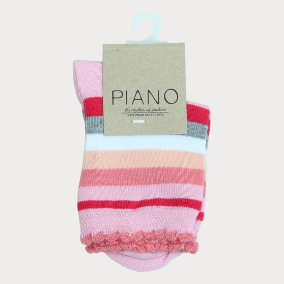 جوراب طرح صدف راه راه