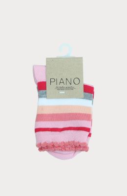 جوراب طرح صدف راه راه