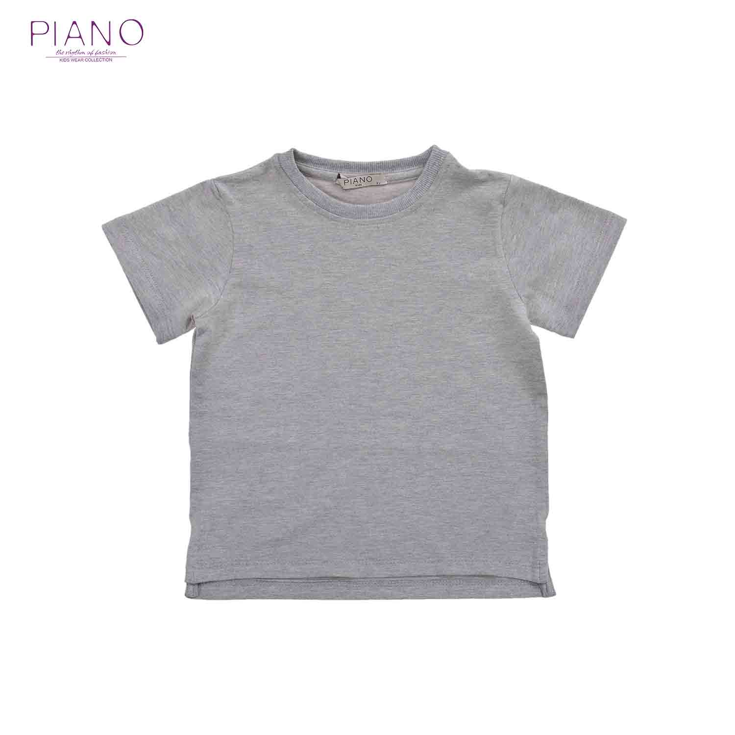 تیشرت یکرولاکرا پسرانه ملانژ 01503 10Y