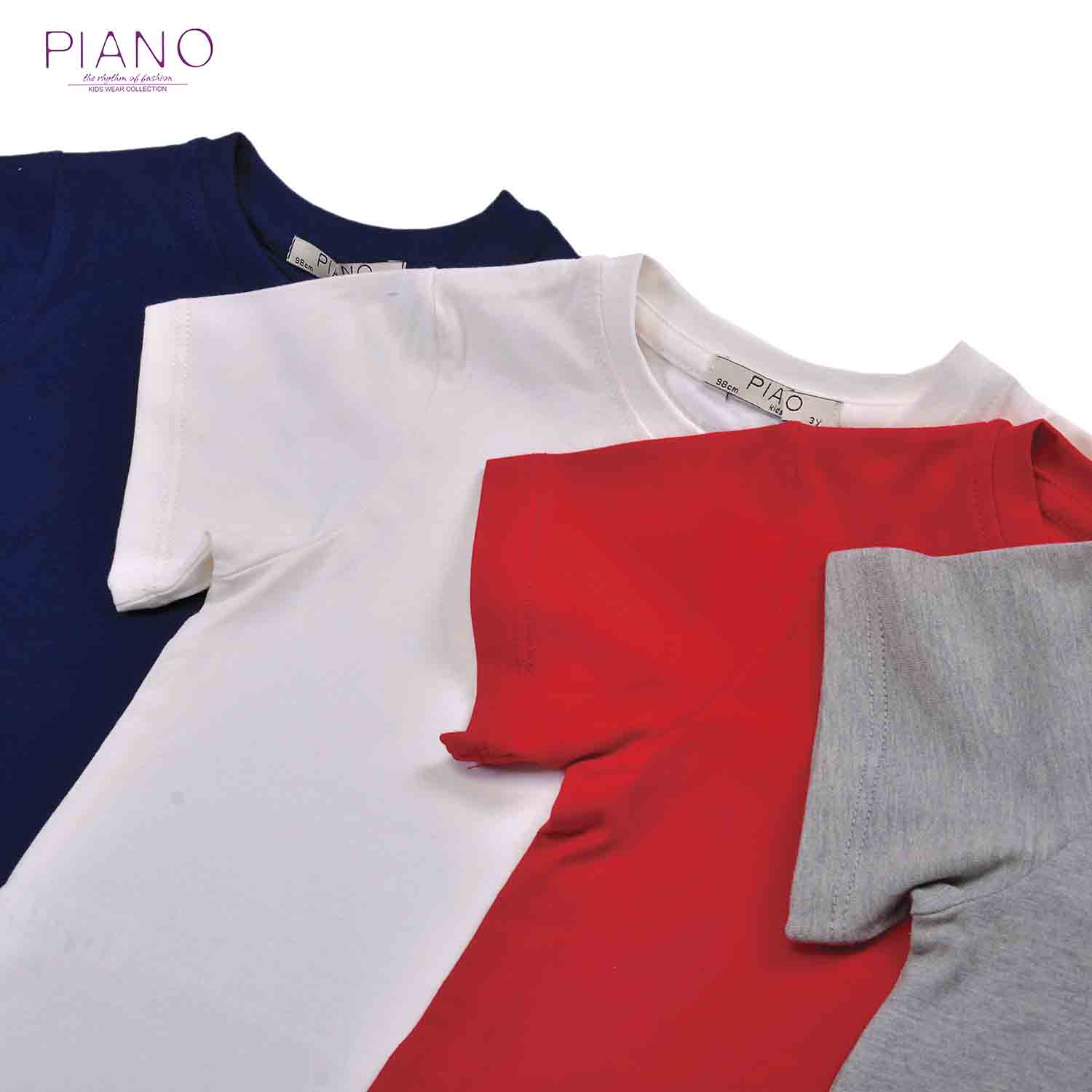 تیشرت یکرولاکرا پسرانه ملانژ 01503 10Y