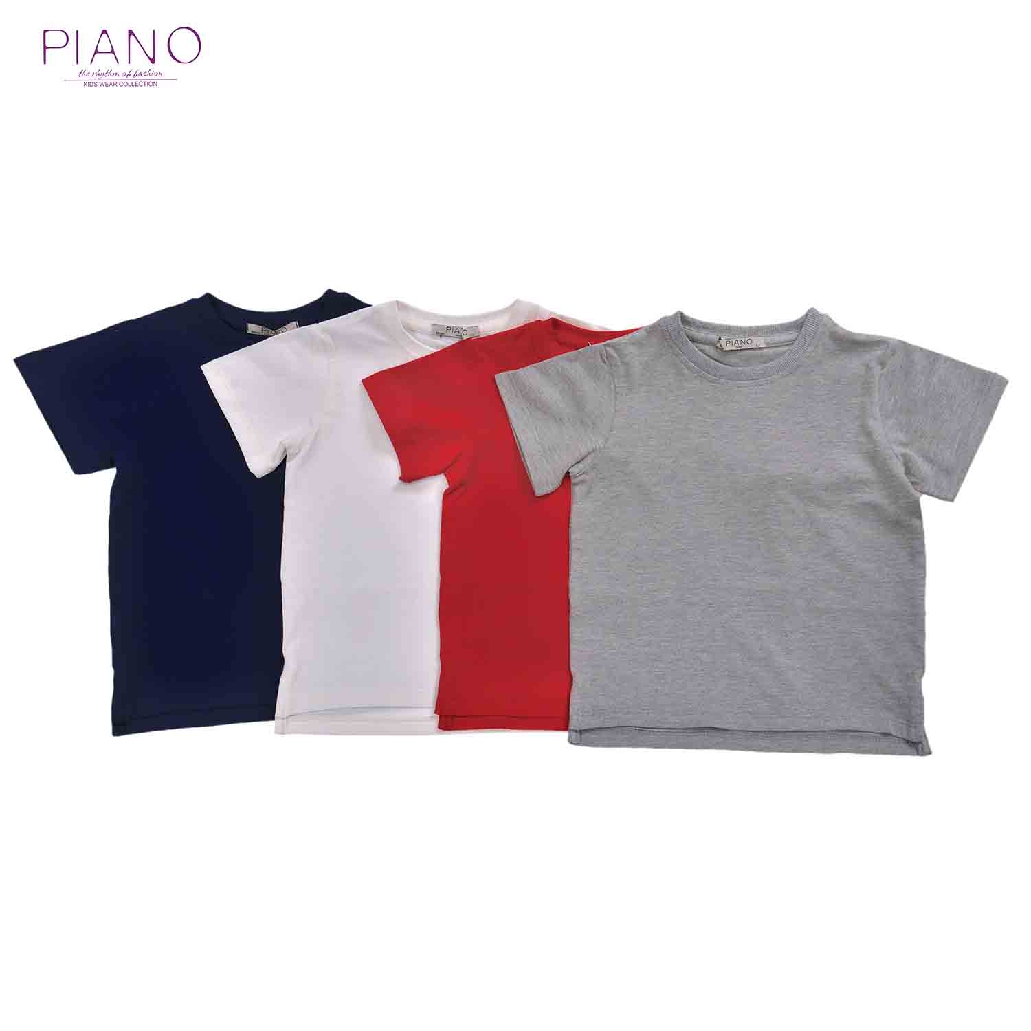 تیشرت یکرولاکرا پسرانه ملانژ 01502 6Y