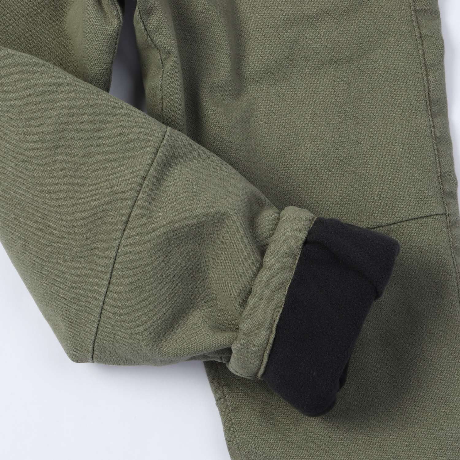 شلوار لاینر دار کتان پسرانه سبز 07146 10Y