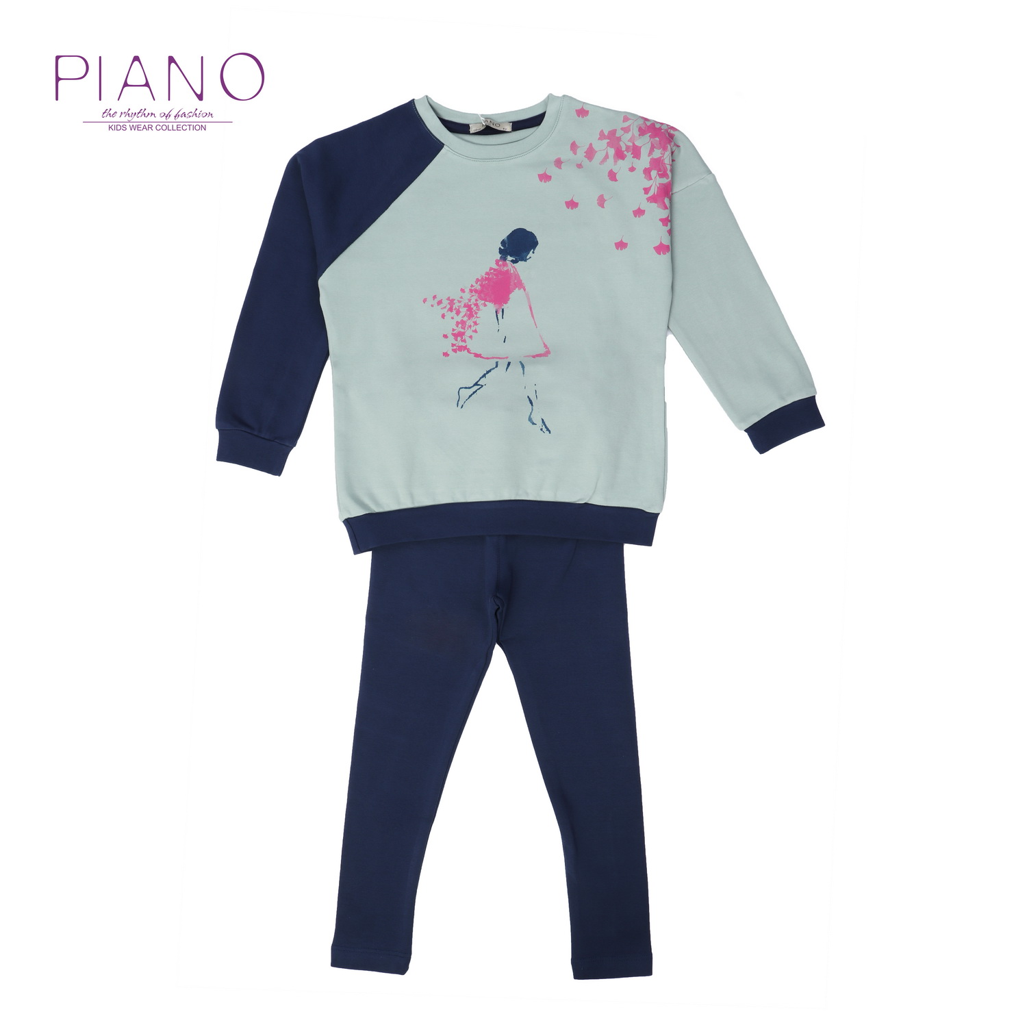 بلوز و لگ فاینریب آستین رگلان