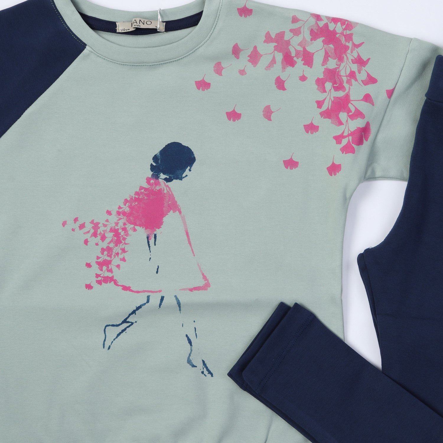 بلوز و لگ فاینریب آستین رگلان