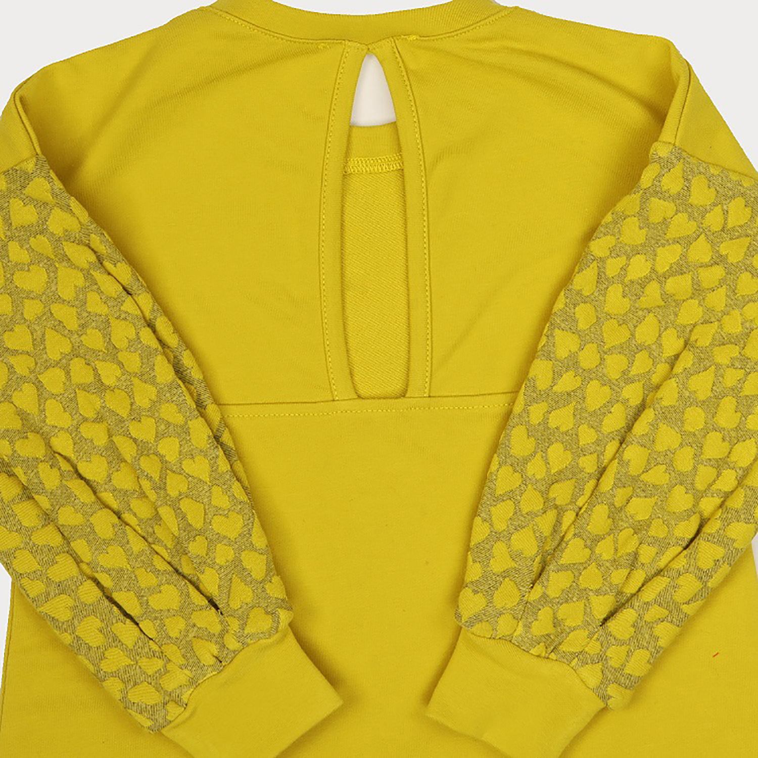 پیراهن ژاکارد و دورس لایکرا آستین پیلی دار