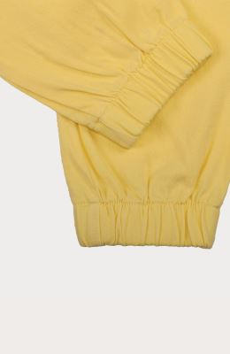 شلوار کتان دخترانه زرد 01231 4Y