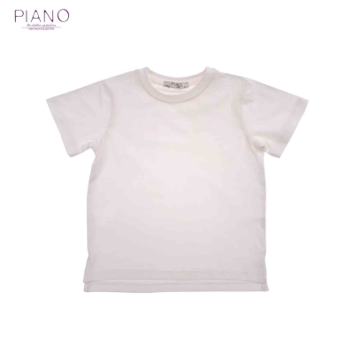 تیشرت یکرولاکرا پسرانه سفید 01503 9Y