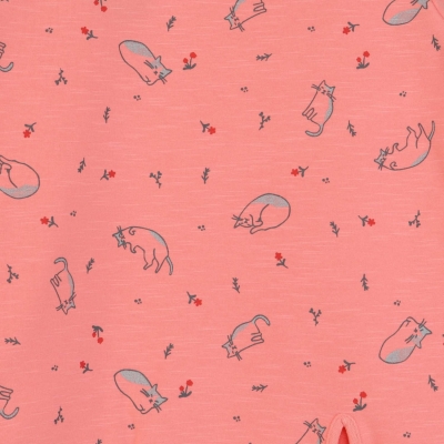 بلوز دورس دخترانه گلبهی روشن 01211 7Y