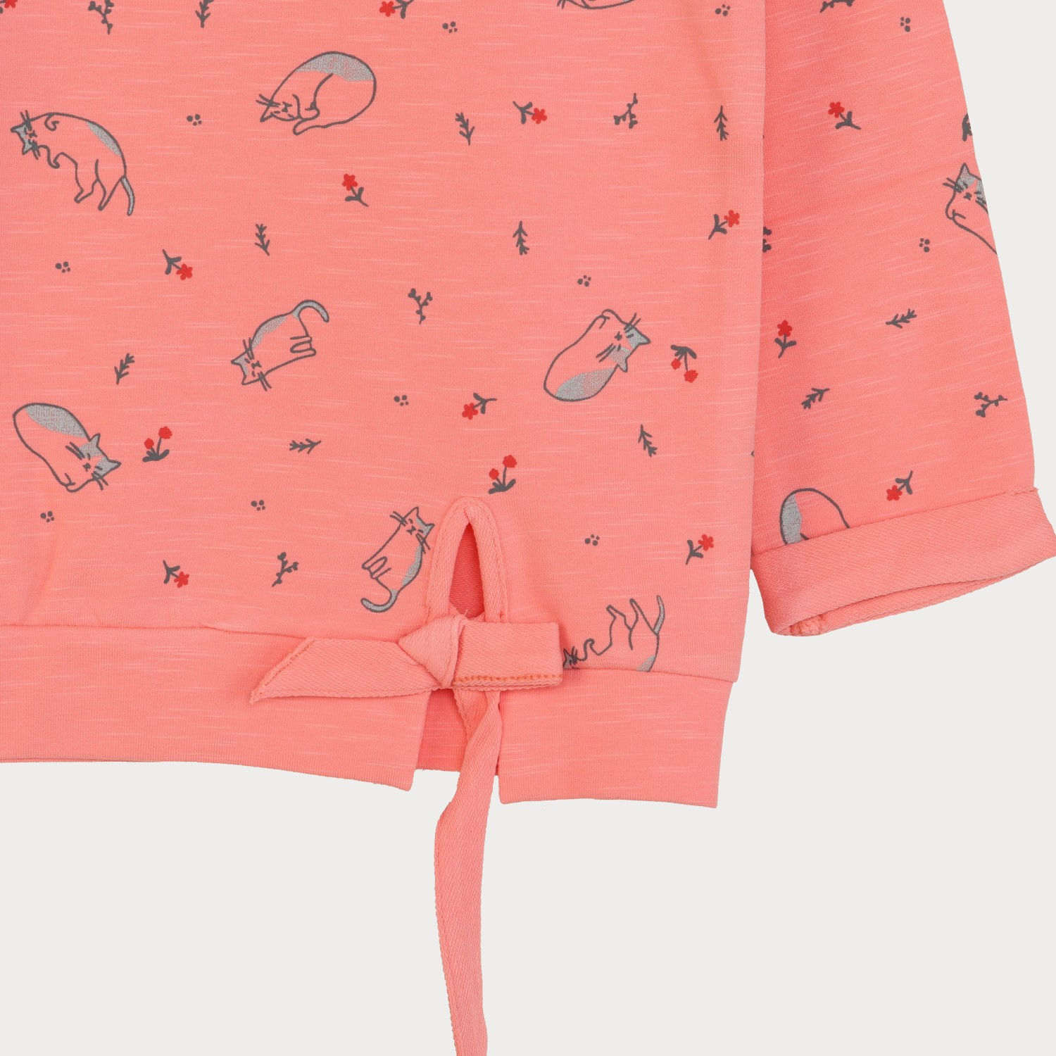 بلوز دورس دخترانه گلبهی روشن 01211 7Y