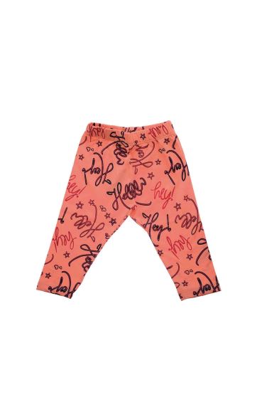 لگ یکرو پنبه دخترانه گلبهی سیر 05678 3Y