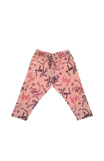 لگ یکرو پنبه دخترانه گلبهی روشن 05678 3Y