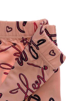 لگ یکرو پنبه دخترانه گلبهی روشن 05678 3Y