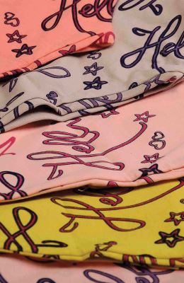 لگ یکرو پنبه دخترانه گلبهی روشن 05678 3Y