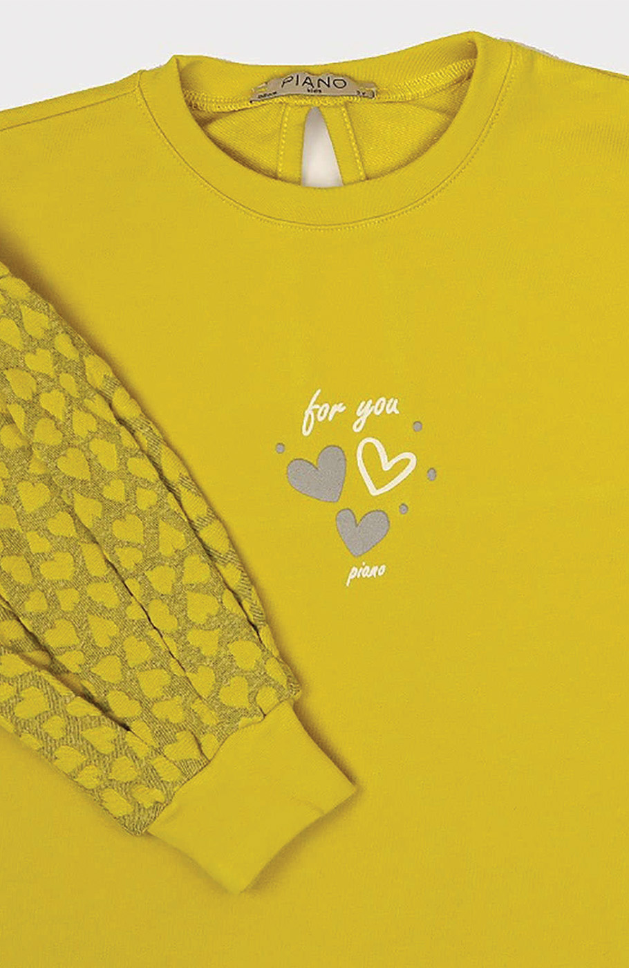 پیراهن ژاکارد و دورس لایکرا آستین پیلی دار