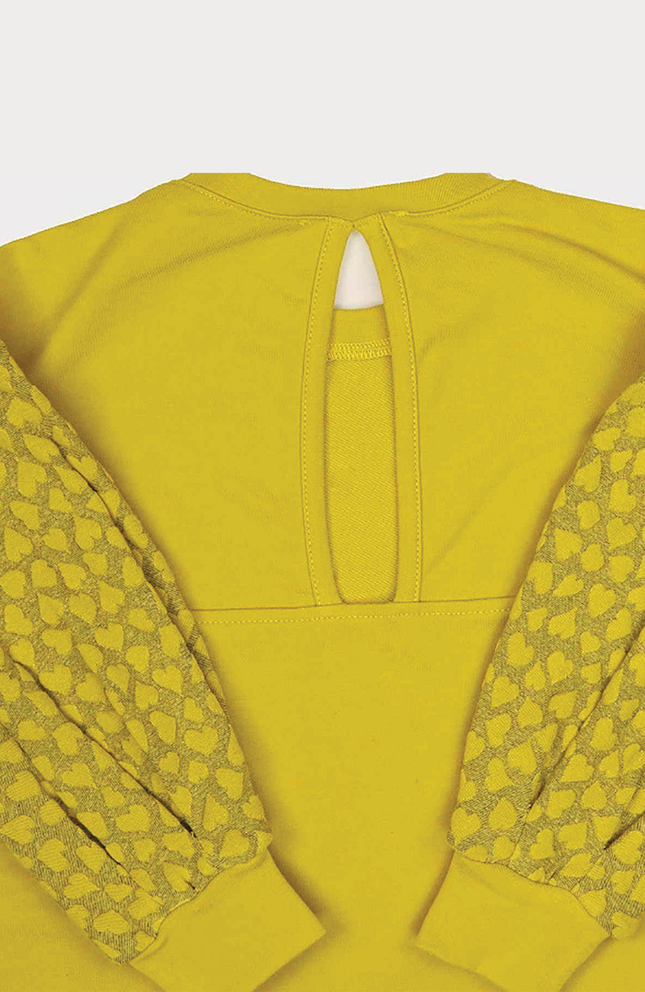 پیراهن ژاکارد و دورس لایکرا آستین پیلی دار