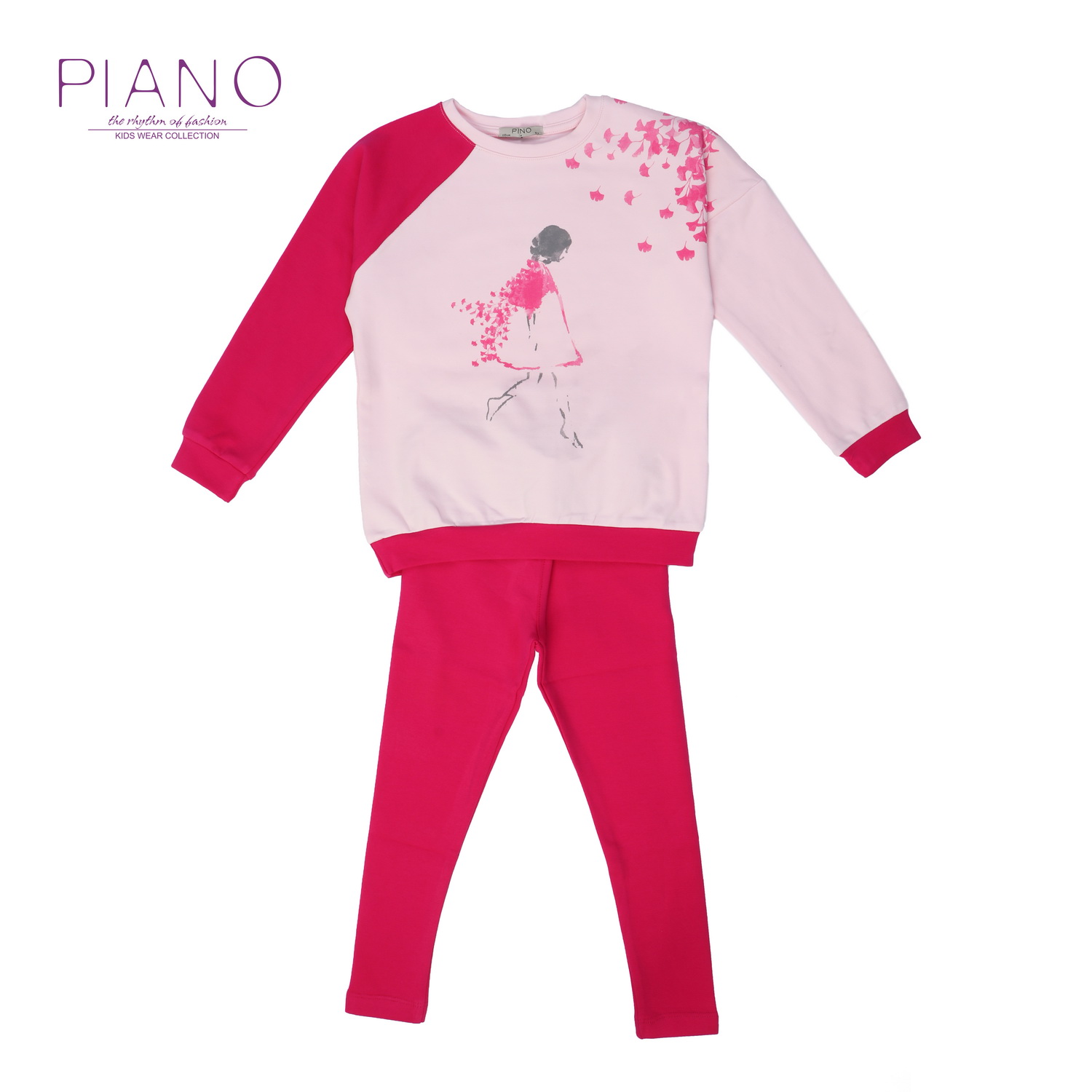 بلوز و لگ فاینریب آستین رگلان