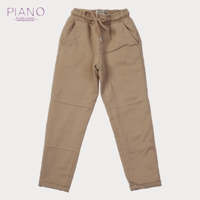 شلوار لاینر دار کتان پسرانه کرم 07146 15y