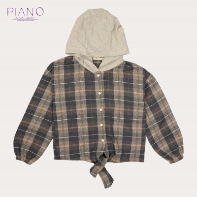 شومیز کلاهدار