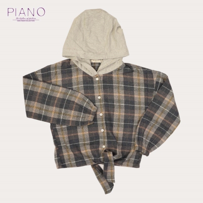 شومیز کلاهدار