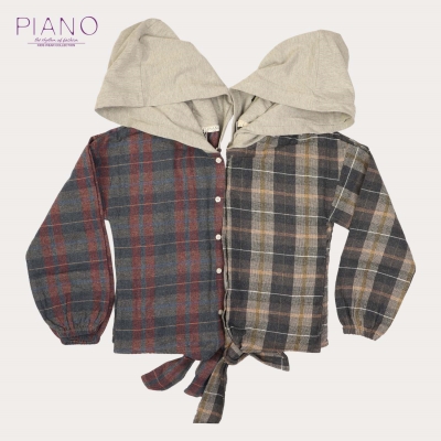 شومیز کلاهدار