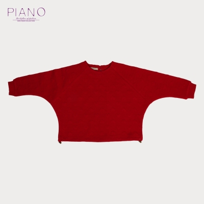 بلوز ژاکارد آستین کیمونو رگلان