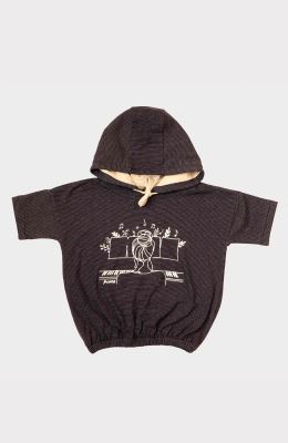 هودی یکرو لایکرا آستین کوتاه