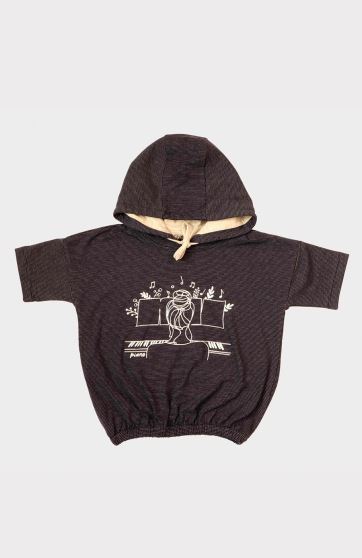 هودی یکرو لایکرا آستین کوتاه