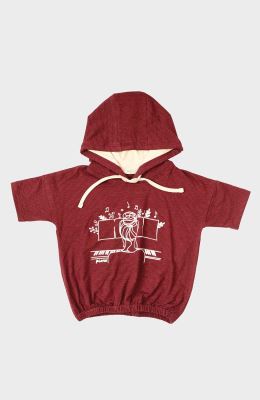 هودی یکرو لایکرا آستین کوتاه