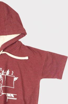 هودی یکرو لایکرا آستین کوتاه