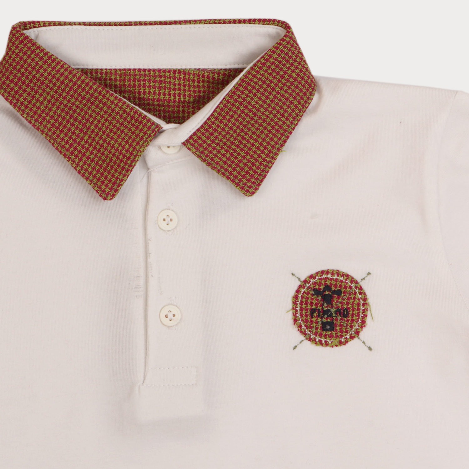 تیشرت یکرو پنبه پسرانه سفید 05551 9Y