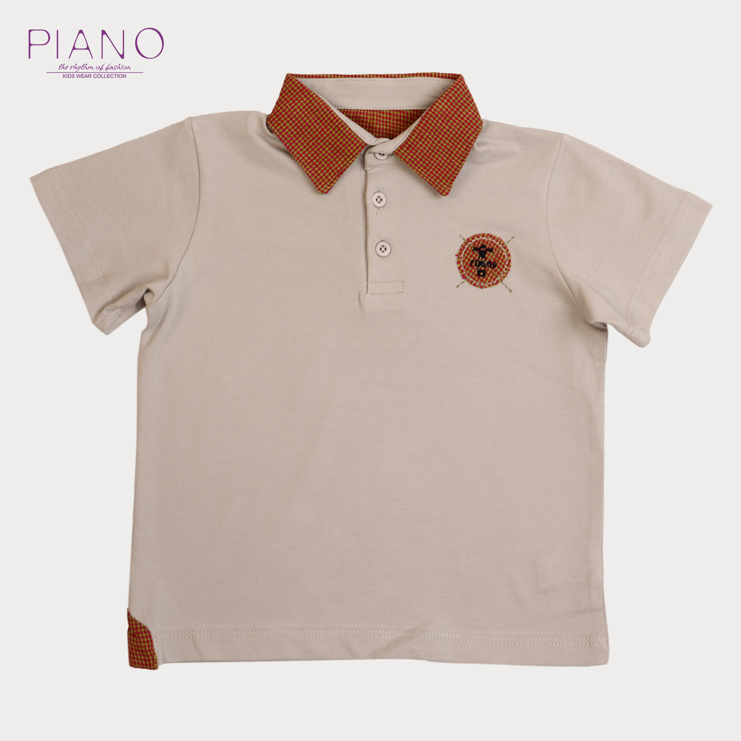 تیشرت یکرو پنبه پسرانه خاکستری 05551 9Y